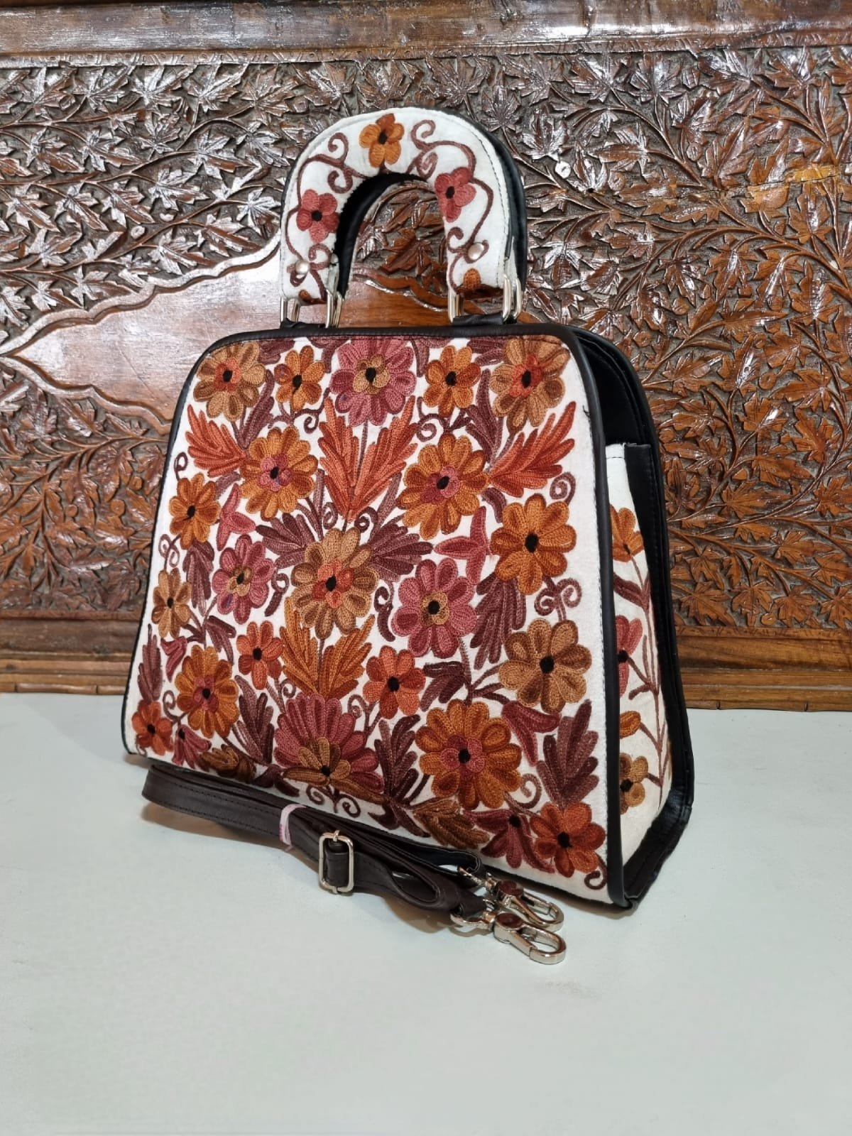 Kashmiri Aari Embroidery Handbags - Image 3