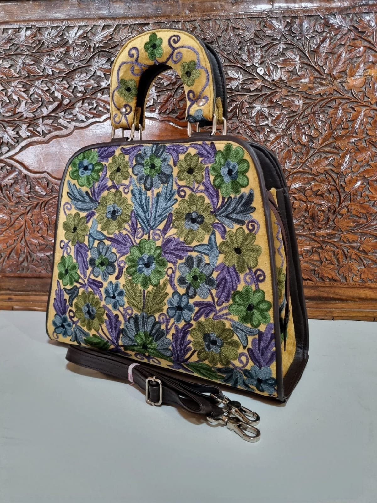 Kashmiri Aari Embroidery Handbags - Image 2