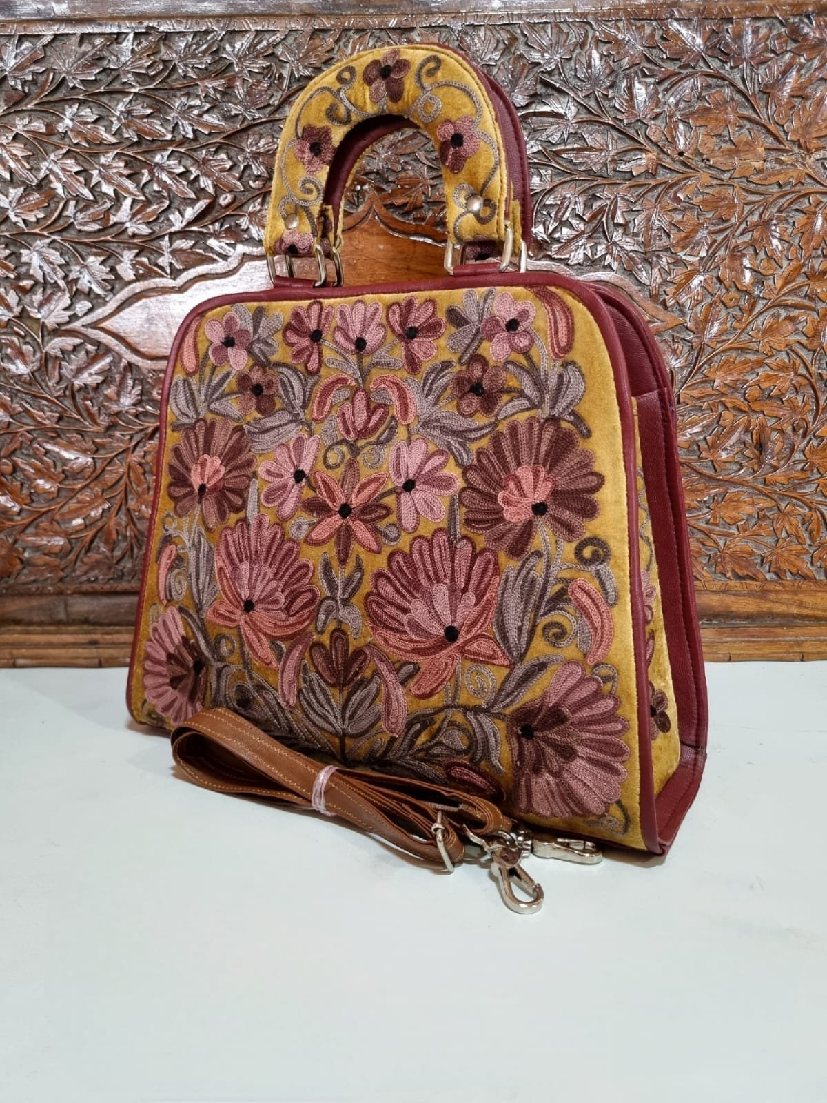 Kashmiri Aari Embroidery Handbags - Image 7